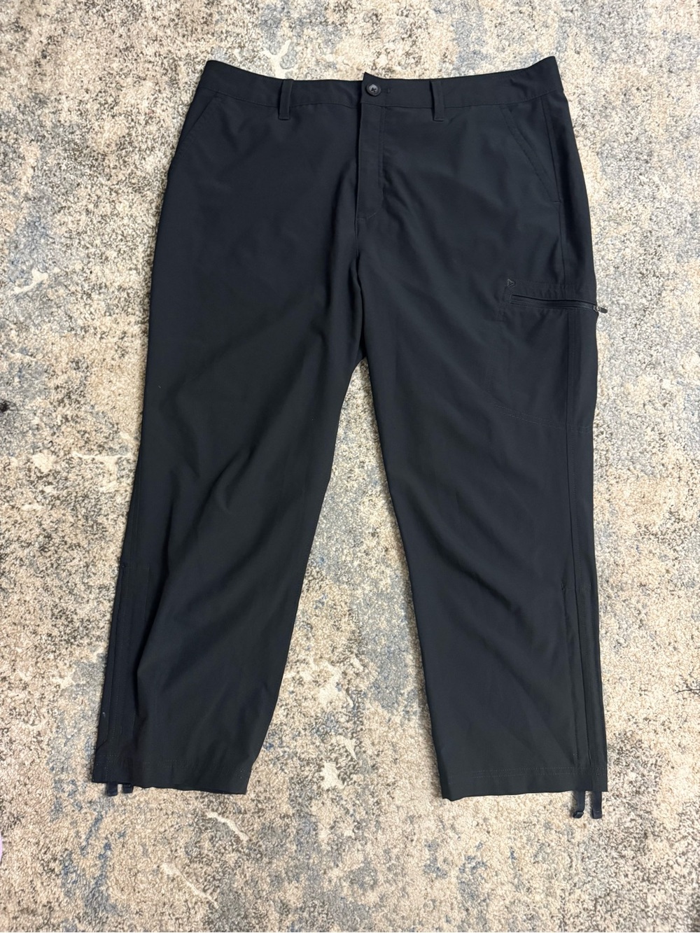 Eddie Bauer Black Cropped Active Stretch Pants